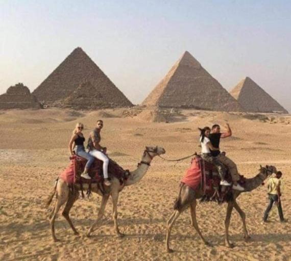 Momen Pyramids Inn Kafret el-Gabal Eksteriør billede