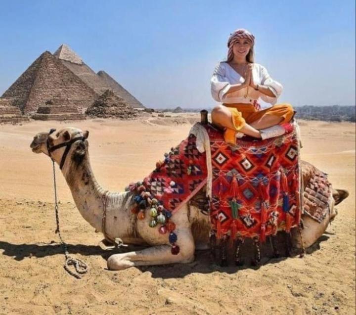 Momen Pyramids Inn Kafret el-Gabal Eksteriør billede