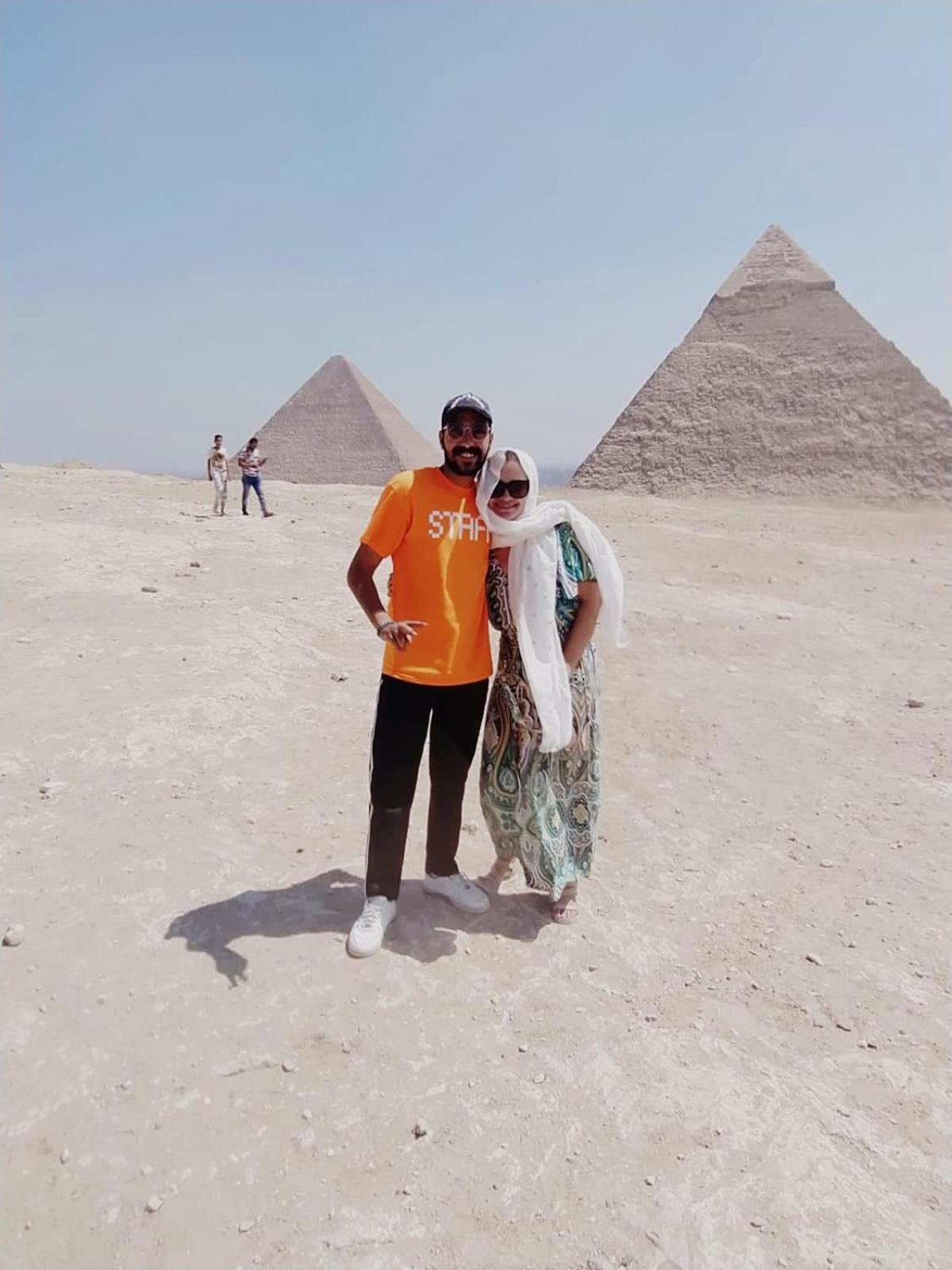 Momen Pyramids Inn Kafret el-Gabal Eksteriør billede