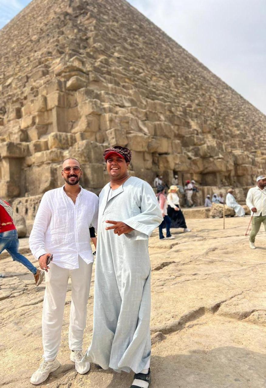 Momen Pyramids Inn Kafret el-Gabal Eksteriør billede